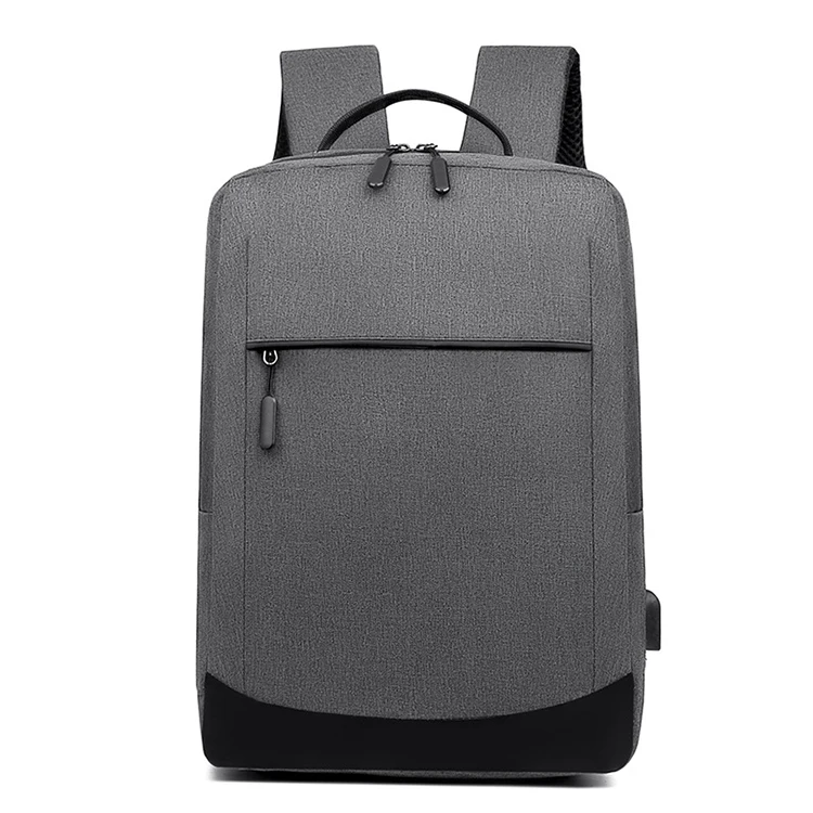 Soft Shoulder Straps Mens Computer Backpack With USB College Useful Laptop Backpack Waterproof