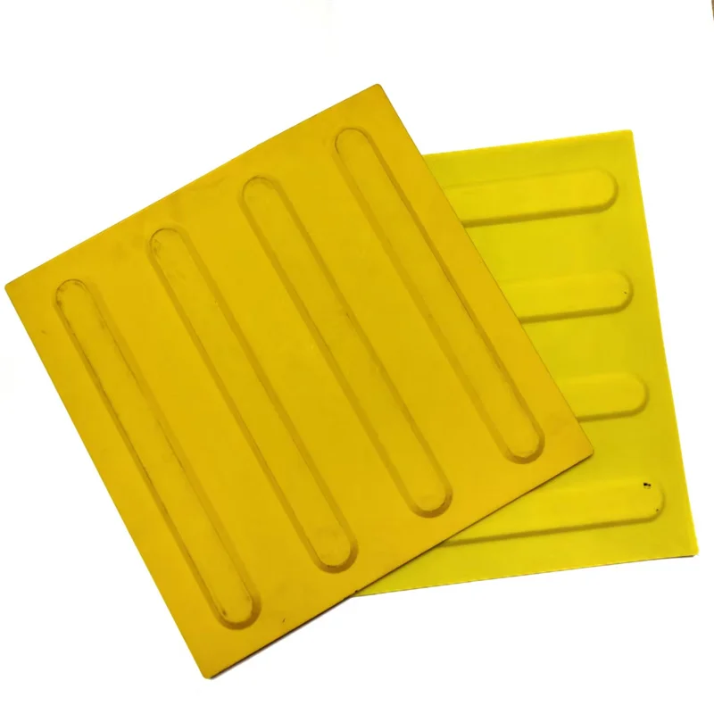 Rubber Plastic Anti Slip Environmental Blind tile Resilient Flooring Outdoor Tactile Indicator