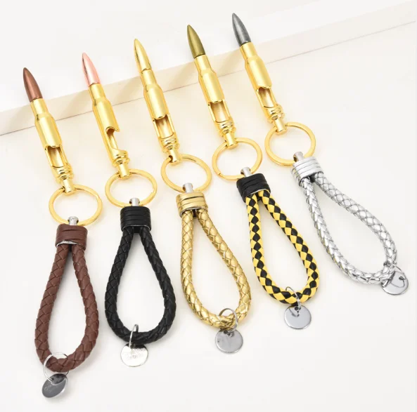 New advertising gifts custom logo bullet bicycle sublimation bottle opener keychain