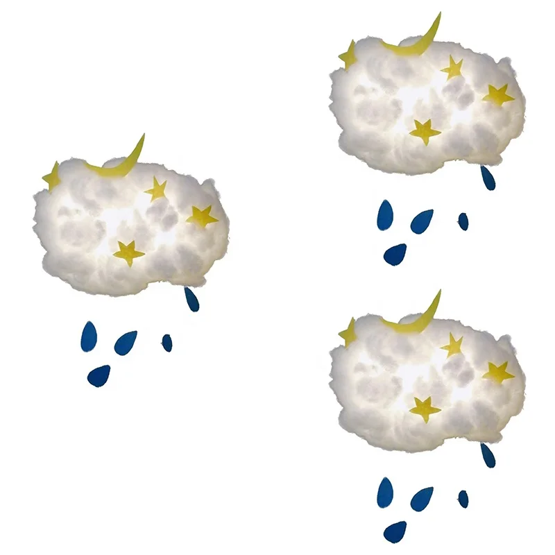 House Decoration Led Cloud Lights Led Cloud Lamp Children DIY LED Warm White Clouds Lamp Night Light for Home and Bedroom Decor