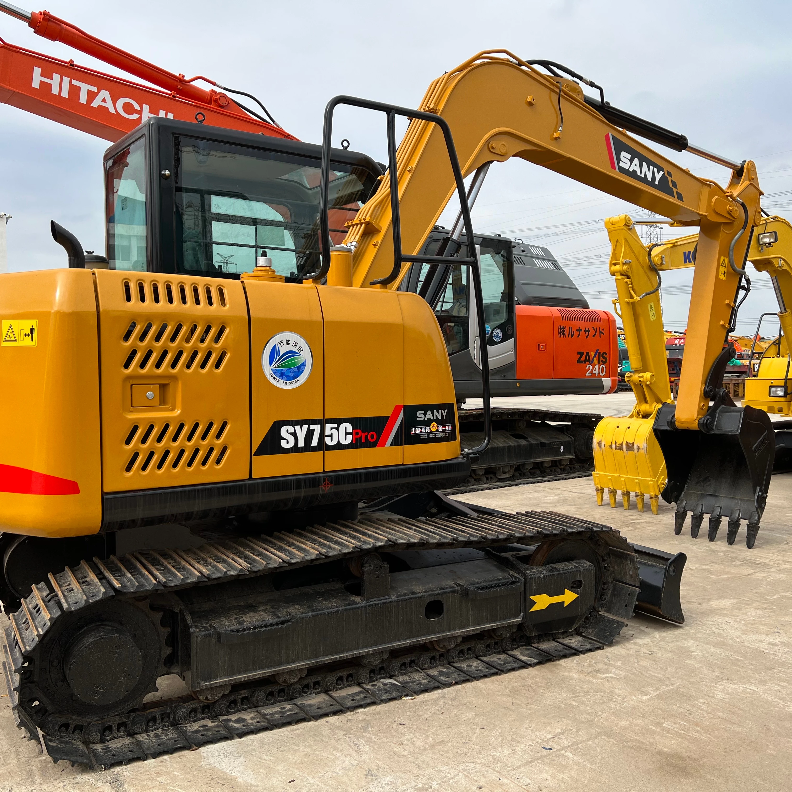 Used second hand excavator earth-moving machinery sany sy75c pro of sale