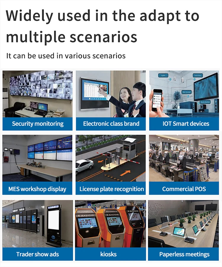SHARE Hot Selling Cheap Mini PC Quad Core Cele-ron J4125 4 Nic Mini PC CE FCC Rohs 6USB Mini PC J4125