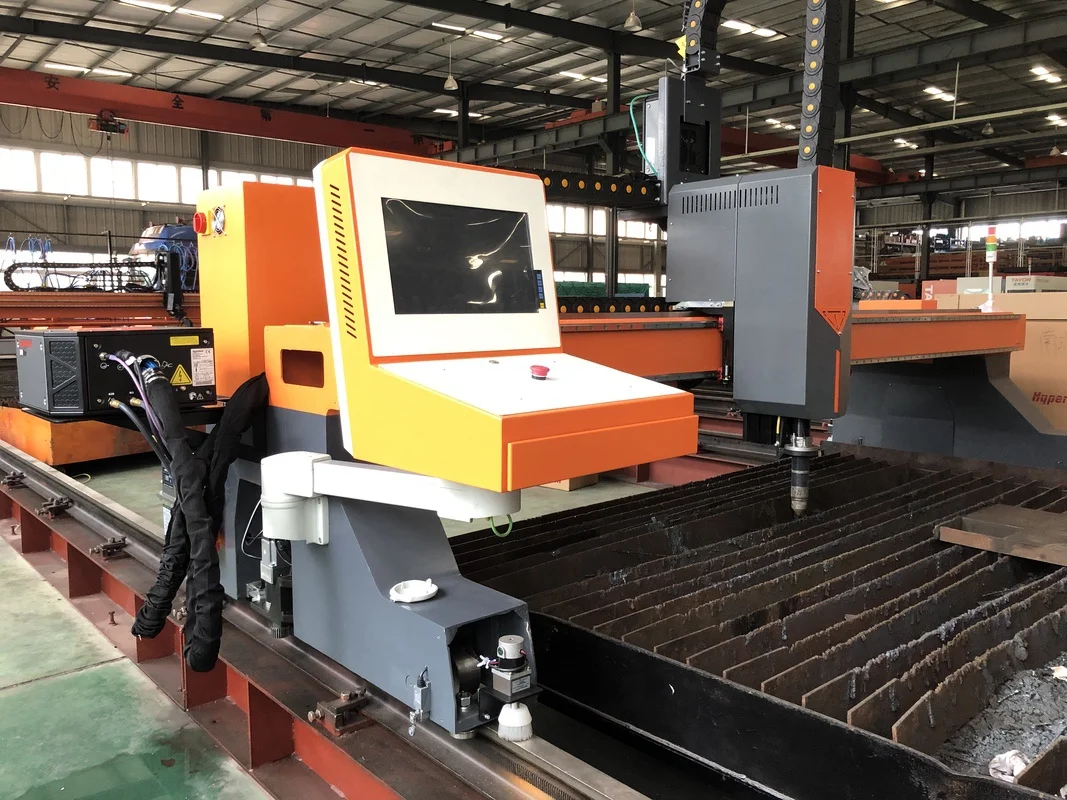 Gantry type heavy duty cnc plasma cutting machine china from TAYOR