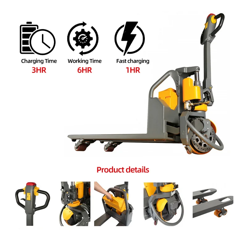 2023 Wholesale High Quality 2.5 Ton 3 Ton 5 Ton China Automatic Hydraulic Pallet Truck Electric Pallet Truck 1.5t Pallet Truck