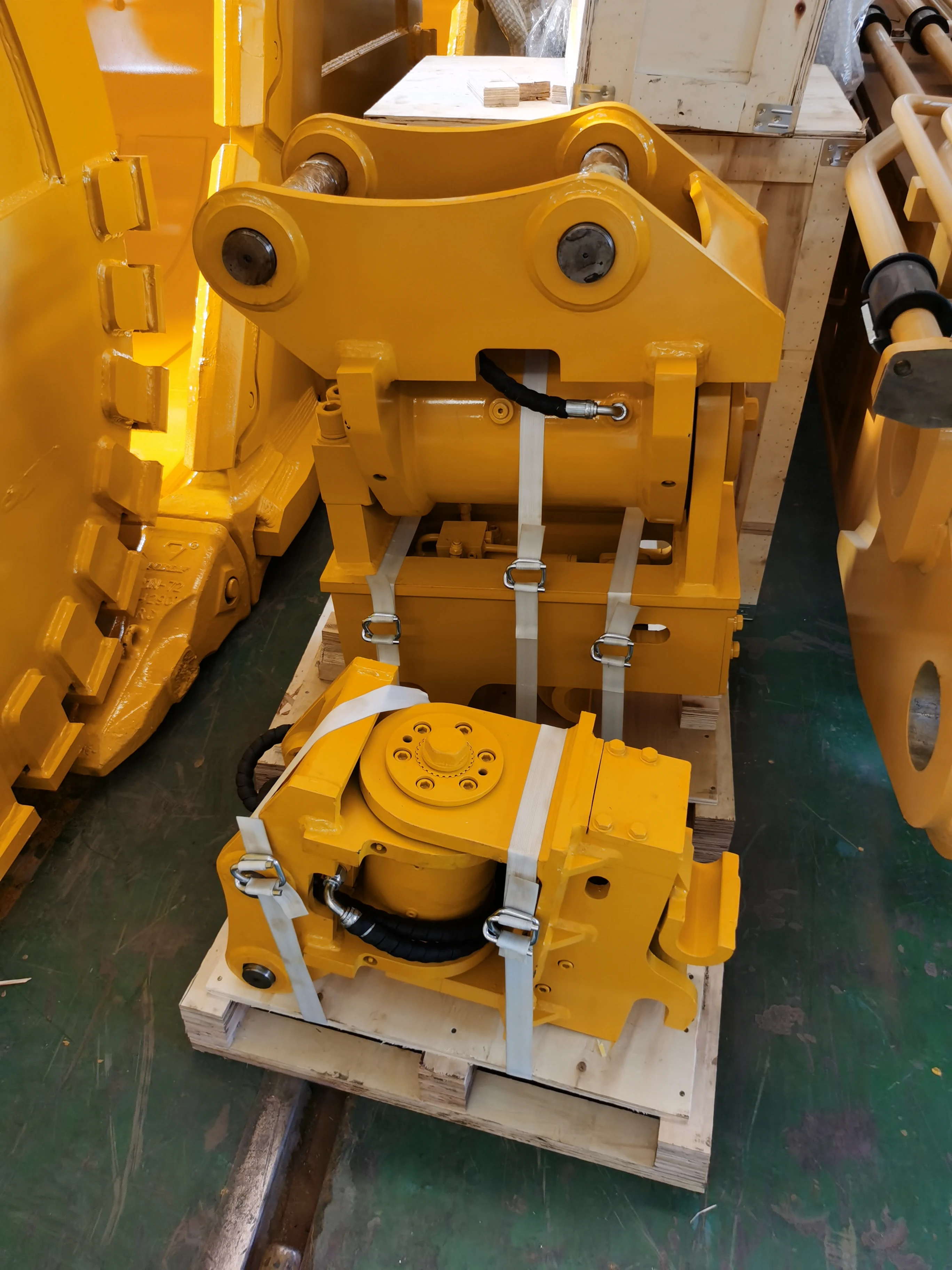 Tiejia 360 Degree Tilt Hitch Excavator Hydraulic Tilting Quick Hitch Tilt Rotator