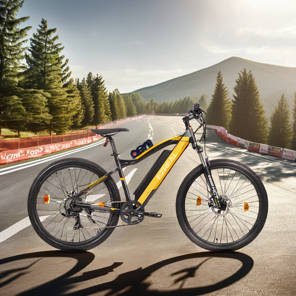 Ezreal MT06 36V 10.4 Ah 27.5 Inch Electric Pedal Assisted Dirt E-Bike Best Mileage Full Suspension with Rear Hub Motor 24 Speed