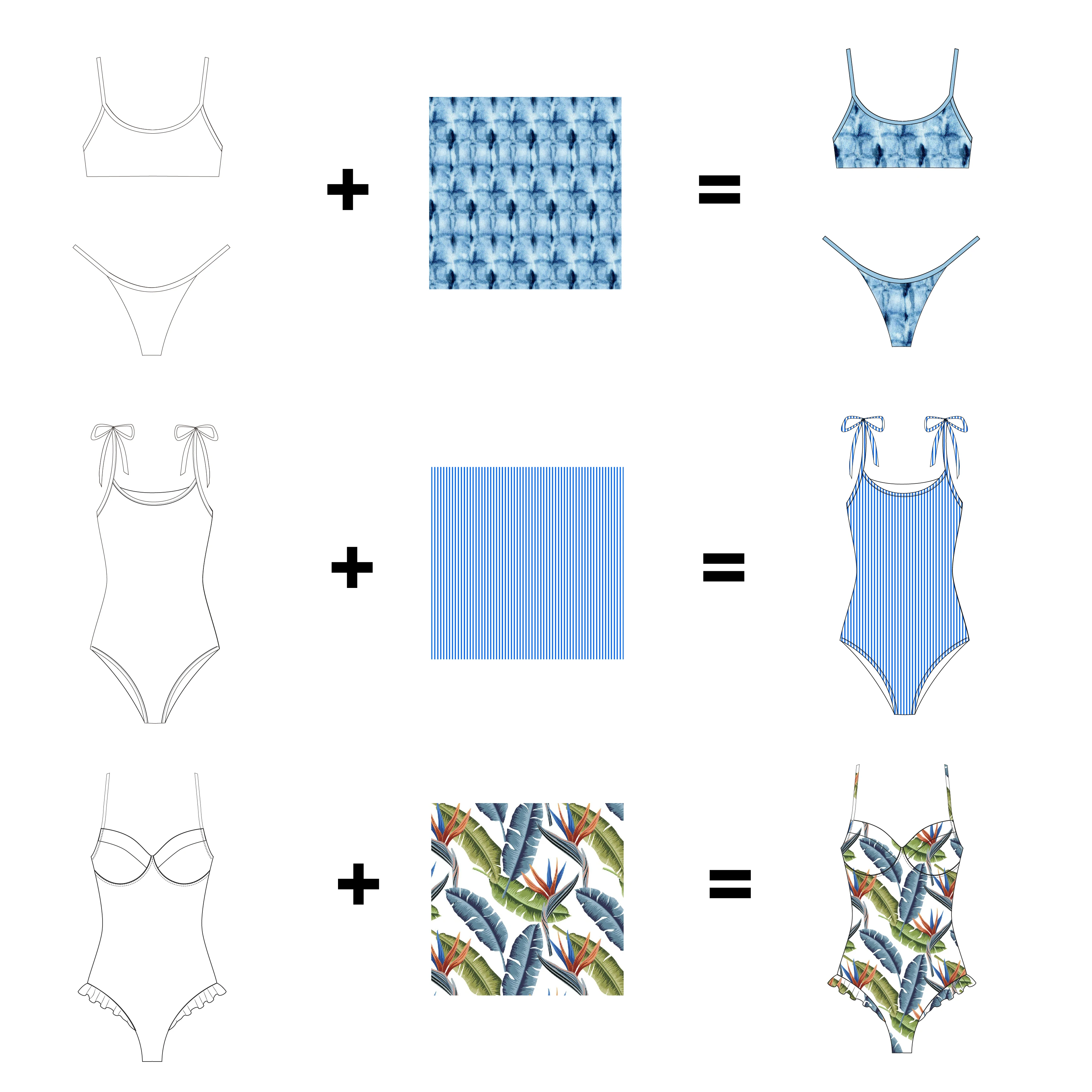 FIELD BALANCE Women Summer Clothes Beach Bikini Set Clear Strap Two Pieces Swimsuit Wholesale Bathing Suits