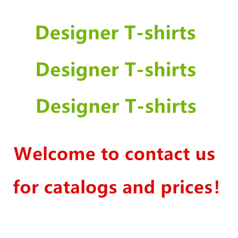 Top quality summer fabric cloth cotton designer clothes famous brands men designer logo print clothes