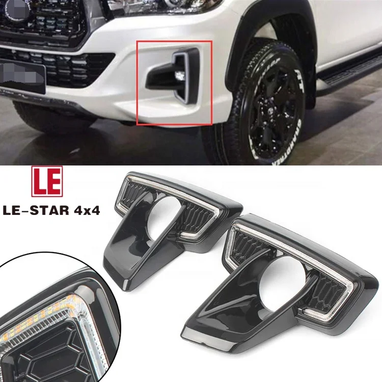  Светодиодные противотуманные фары Hilux Rocco для дневных ходовых
