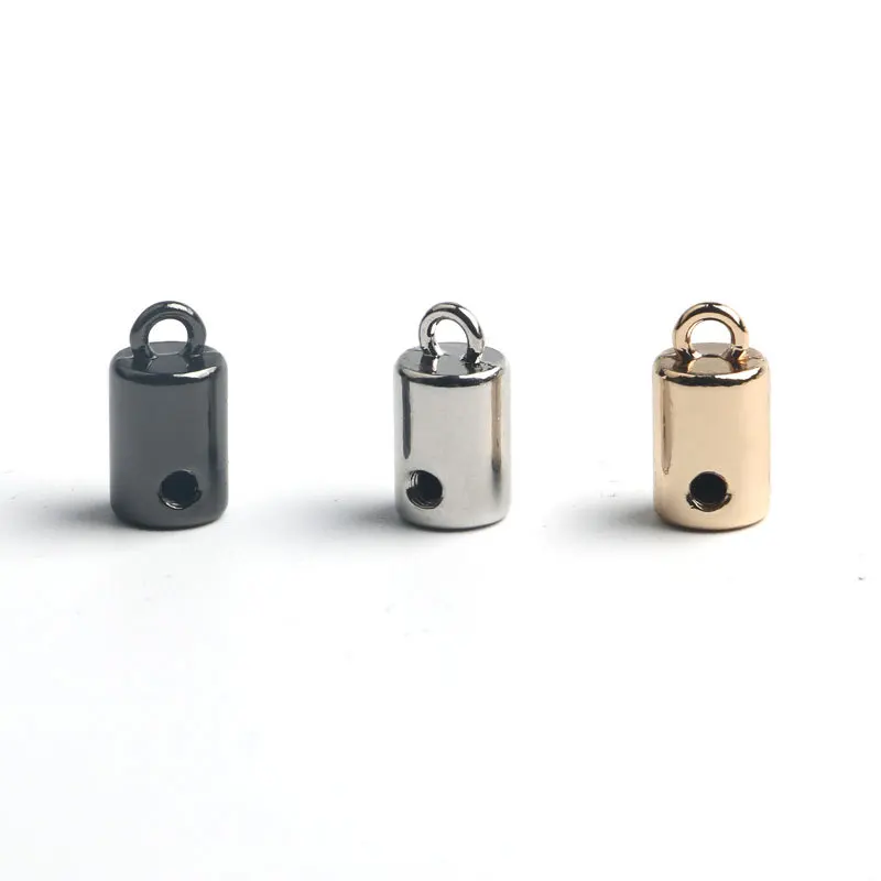 Fashion Hardware Zinc Alloy Tassels Pendant Cord End Stopper Holder For Handbag Case Garment With Screw Hole