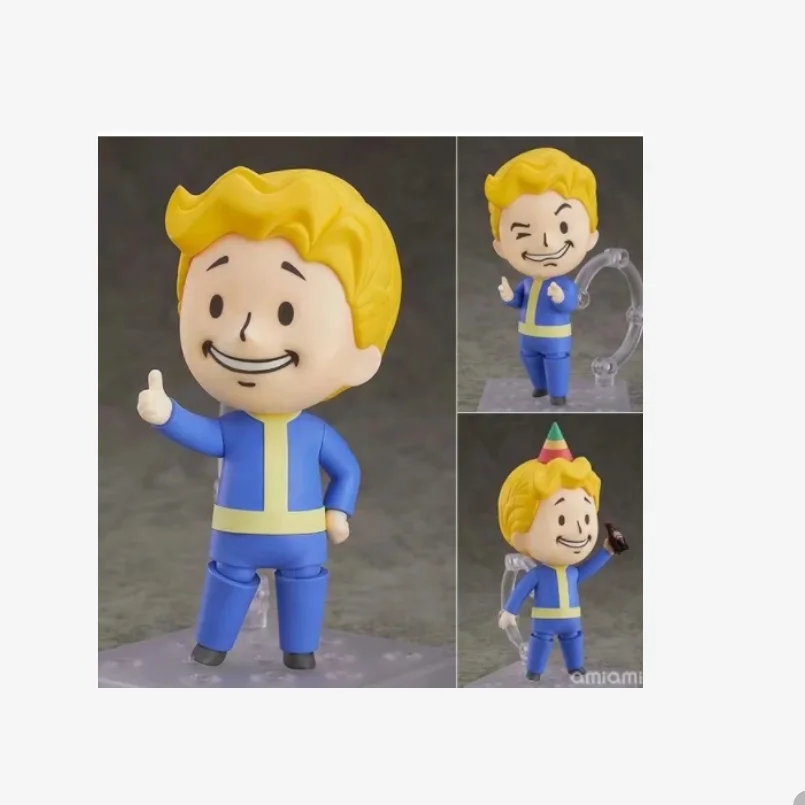 Cute Versions Clay man Vault Boy Joint mobility 1209 #  PVC Action Figure Face changing Doll Model Toy gift