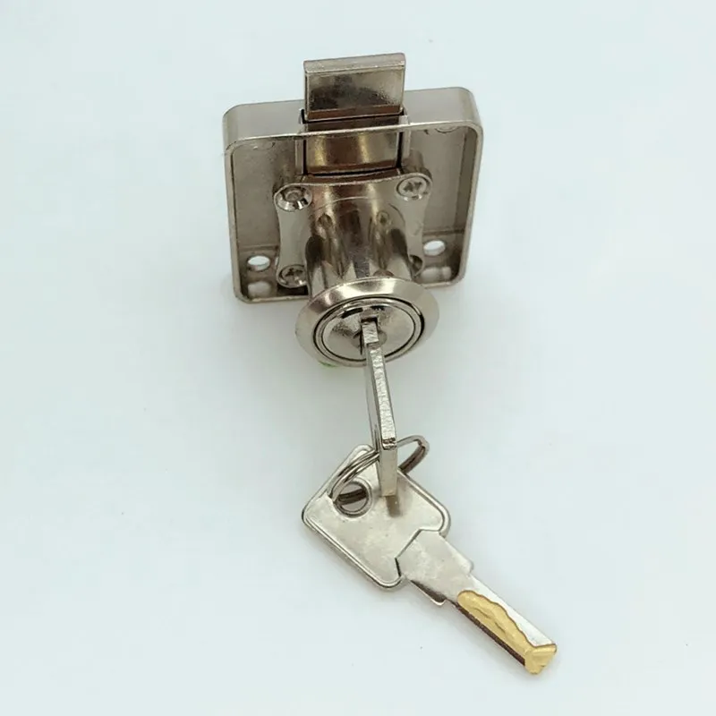 138-22 Iron Steel Drawer Lock Furniture Cabinet Office Desk Safety Drawer Computer Lock