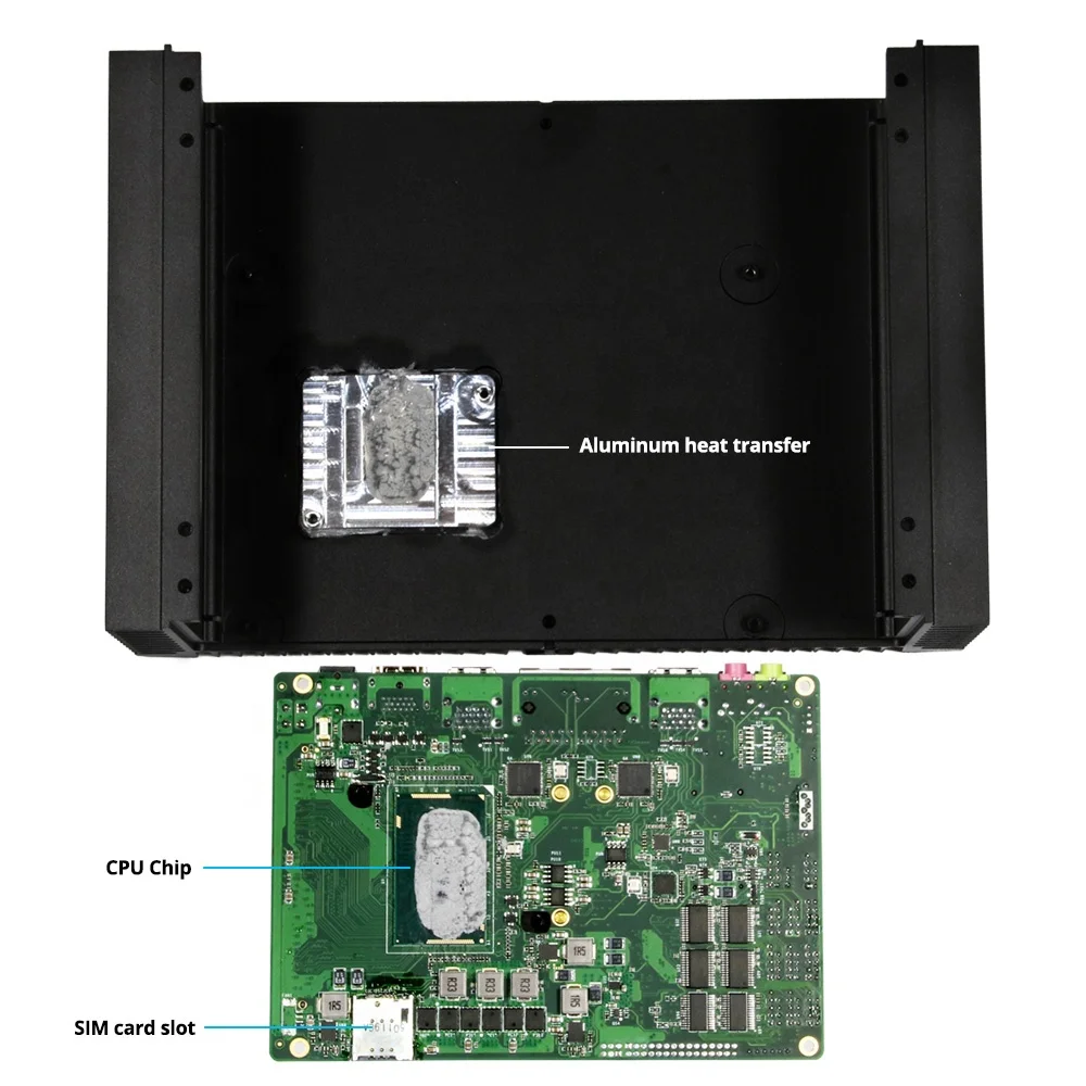 Factory mini PC WIN 10 system i5 i7 4200U 4500U 6Com RS232 RS485 USB3.0 VGA HD Ops industrial computer