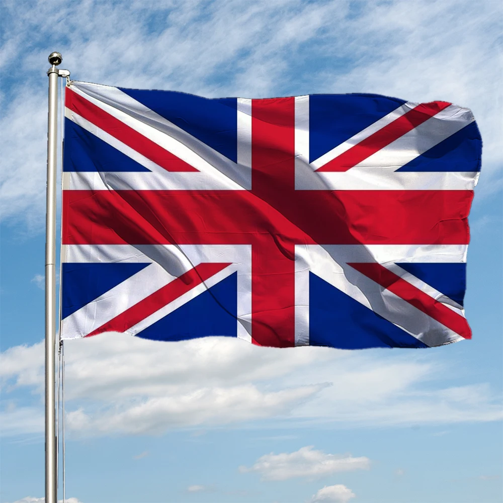 3x5 ft Country Flags Silk Screen Printing New England Patriots Britain UK Flag
