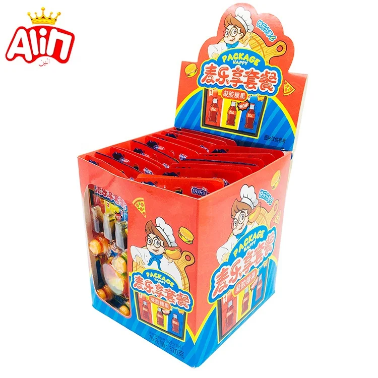price candy  candy design  Soda pizza set fudge  cola jelly gummy