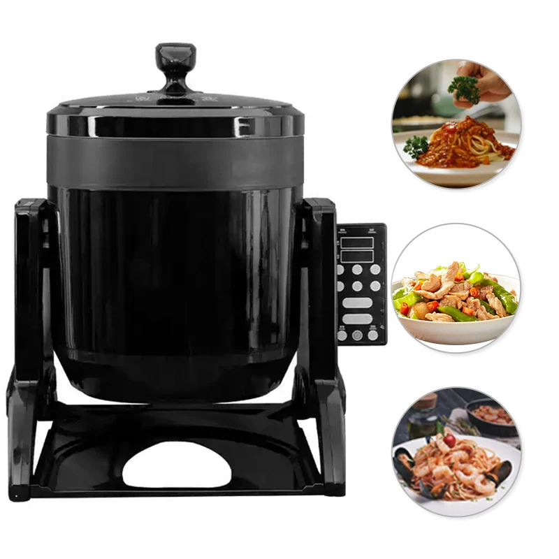 3600w Chinese And English Touch Screen Intelligent Cooking Robot Wok Restaurant Automatic Peanuts Stirring Automated Cooking Mac