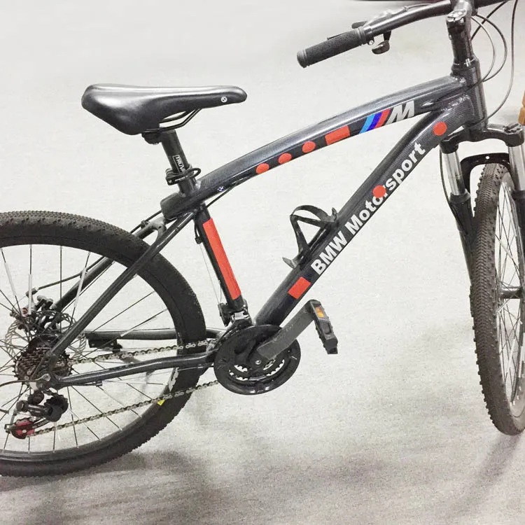 Customized Motorcycle Scooter MTB Road Bicycle Warning Reflector Bike Cycling vinyl Decal Reflective Stickers