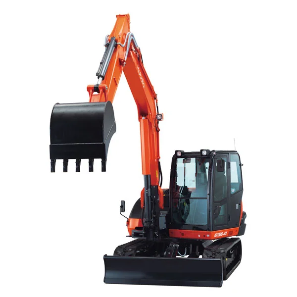 Второй ручной экскаватор Kubota KX080-4 мини 8 2 тонн гусеничный б/у для продажи