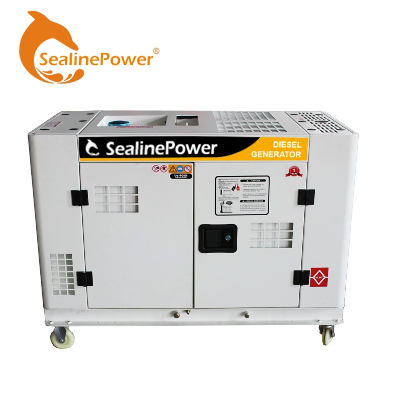 10KW  Two-cylinder Water-cooled  Large  Generator Units custom made machinery