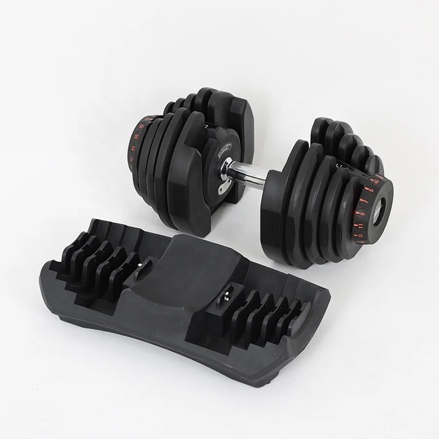 
2020 hot sale adjustable dumbbells 40kg/90lbs 
