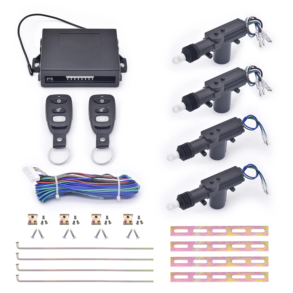 4 Doors Universal Car Remote Central Door Locking System Remote Control 24V Car Center Lock