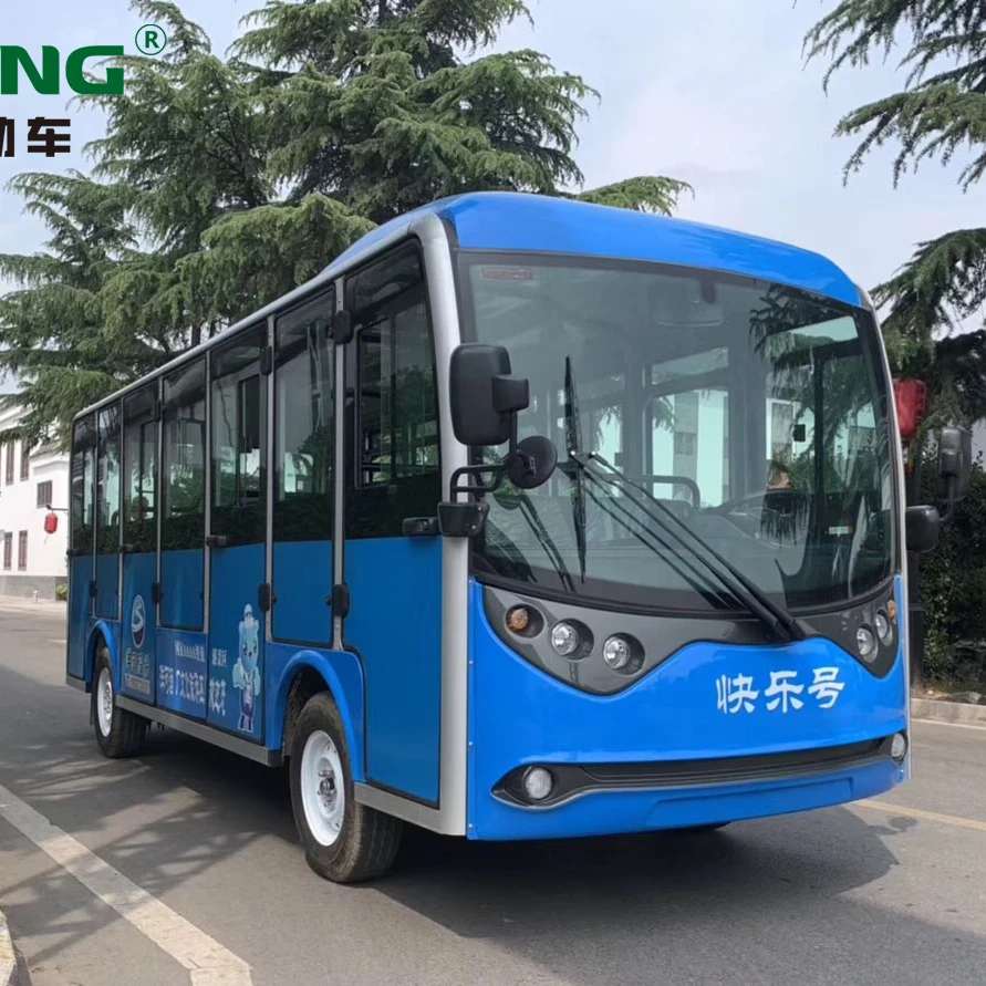 23 Seater Shuttle Bus Amusement Electric Car For Sightseeing With Doors S23.F