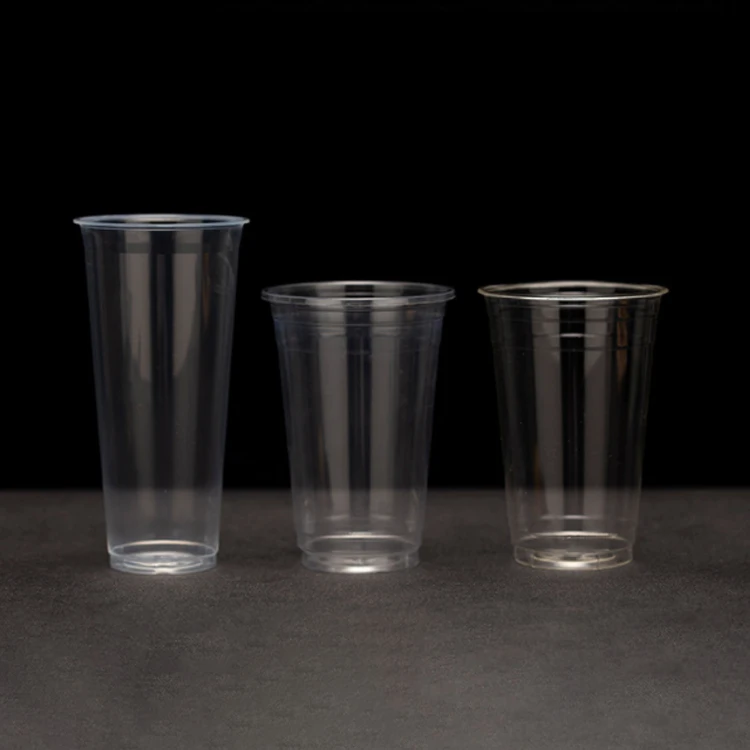 100% biodegradable disposable 2 16 12 32 oz CPLA plastic lid clear cold beer milk tea coffee sauce PLA cup