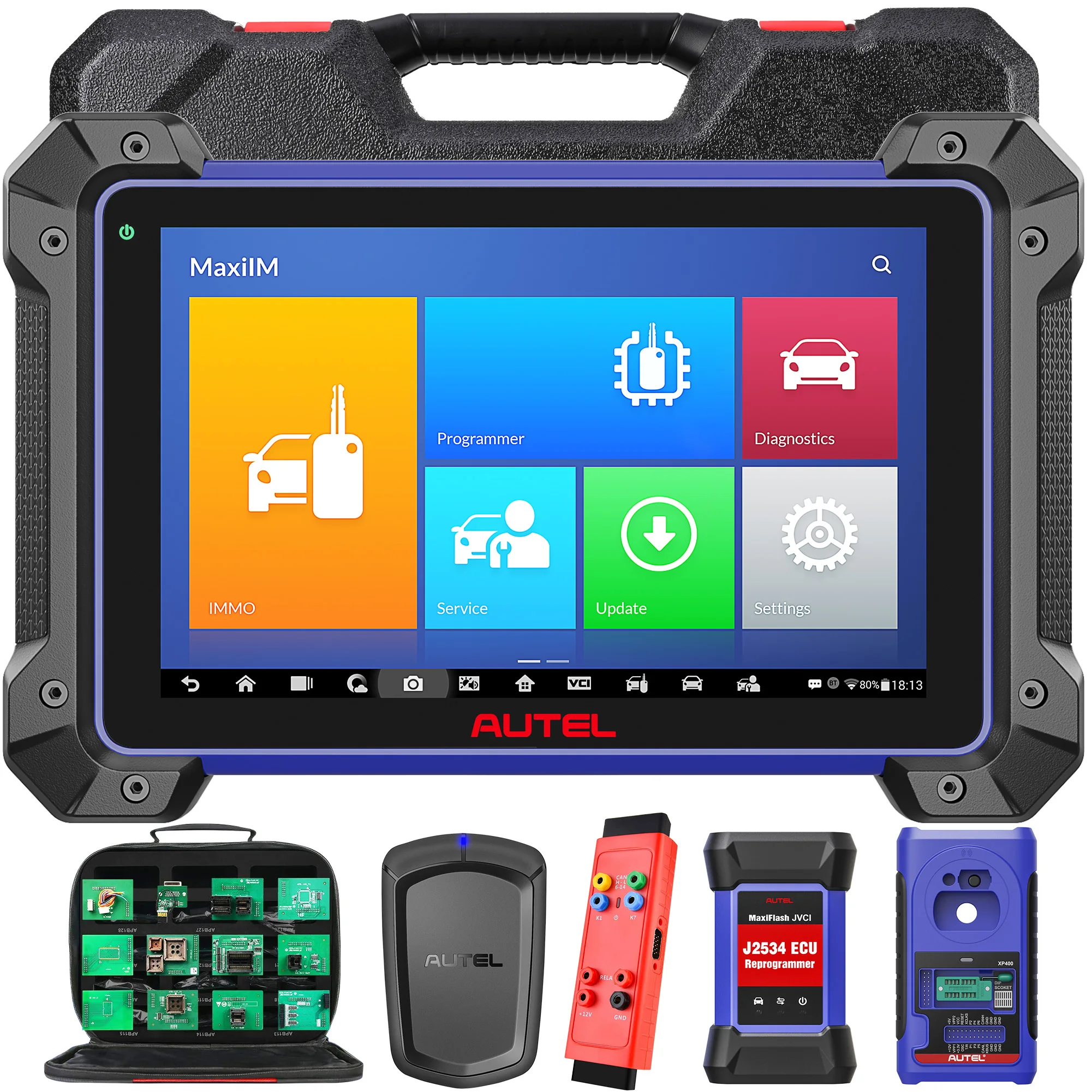 Autel maxim im608 pro im608pro 608ii im508 полный системный брелок программный мини-инструмент частотно-диагностический сканер для автомобиля