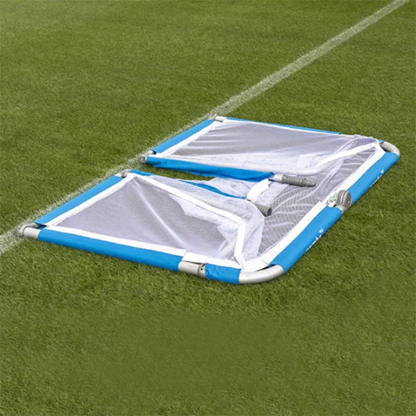 Highly durable and portable mini foldable soccer goal which can be easily lifted and carried by one person