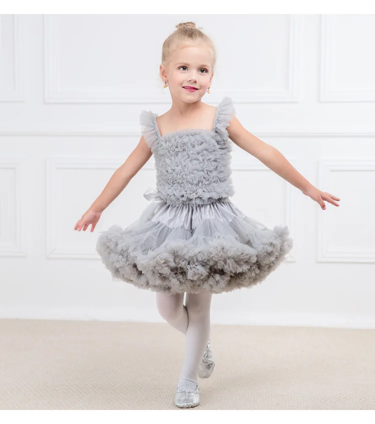 
Worth Buying Party Custom logo Tulle infant Dance Skirts 