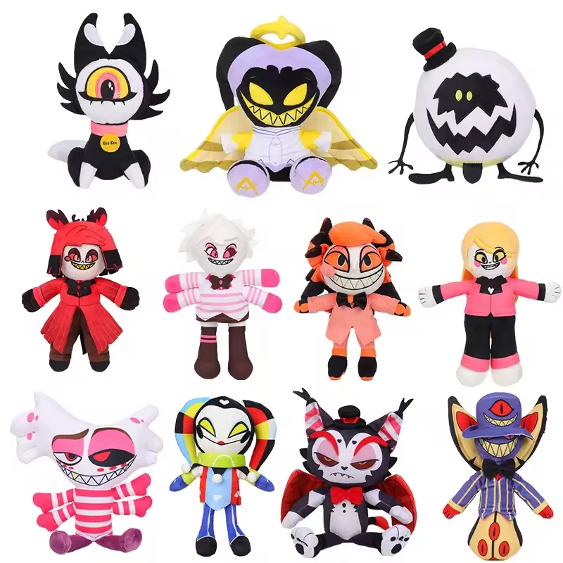 New products are wholesale in stock hazbin-hotels extremely evil boss peripheral doll gift hell inn clown plush toy