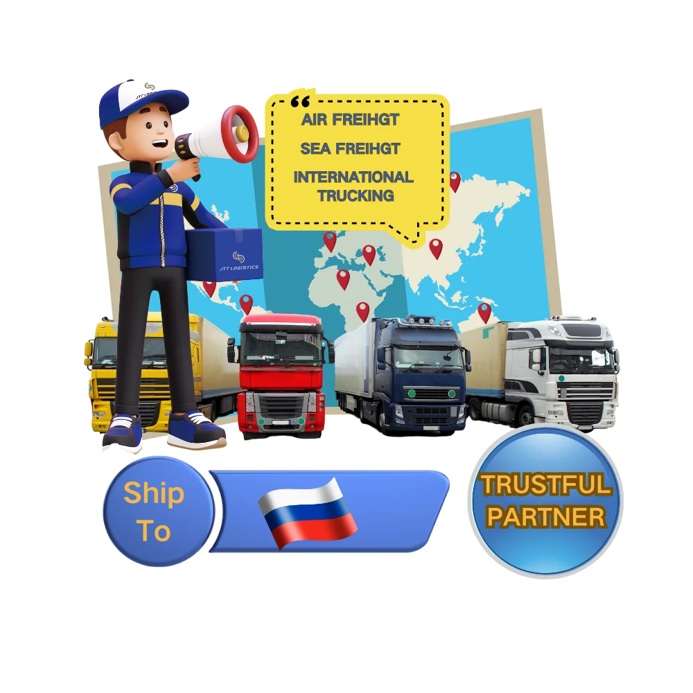 China Professional Freight Forwarders DDP Shipping To Russia Door To Door Logistics Forwarding Service Delivery To Moscow