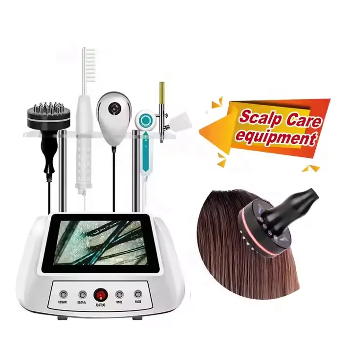 High Frequency Scalp Analyzer Hair Loss Treatment Hair Oxygen Therapy Growth Machine