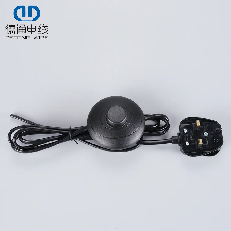 Wholesale Price Ac Power Cord 2 Core Copper Conductor UK Extension Cable Wire