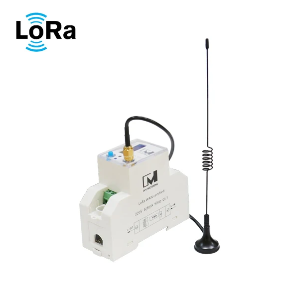 Мобильный умный счетчик энергии с беспроводной антенной LoRa