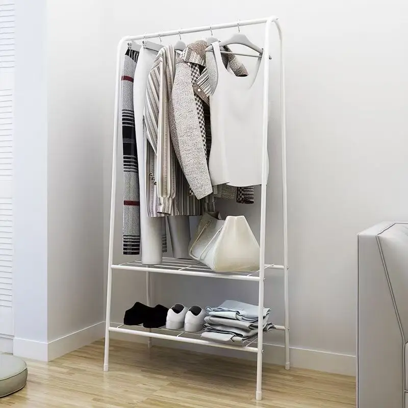 Clothing Racks for Hanging Clothes Rack Kitchen Furniture Living Room Gold Trolley Kitchen Cabinet and Storage Cloakroom