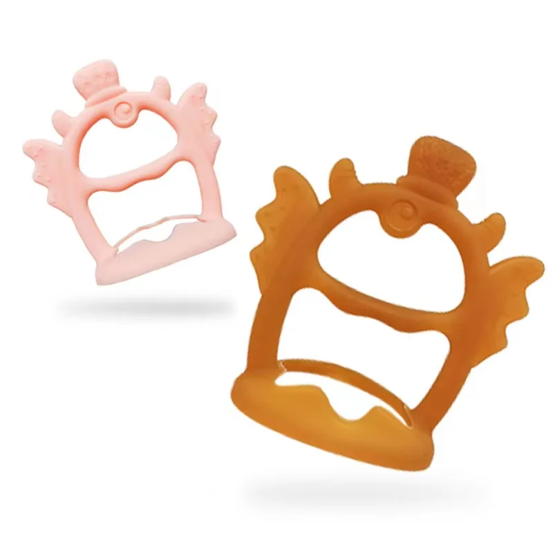 Baby Care Silicone Teether Cartoon Sun Food Grade Silicone Teething Toy For Newborns Baby Molar Toys Teether For Teeth Kids Gift