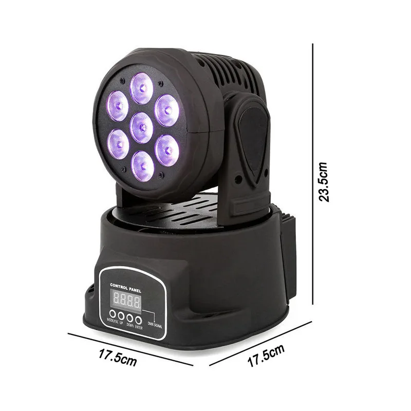 10W* 7 LED Lights Beam Moving Head Lights Stage DJ Lights Moving Head Wash