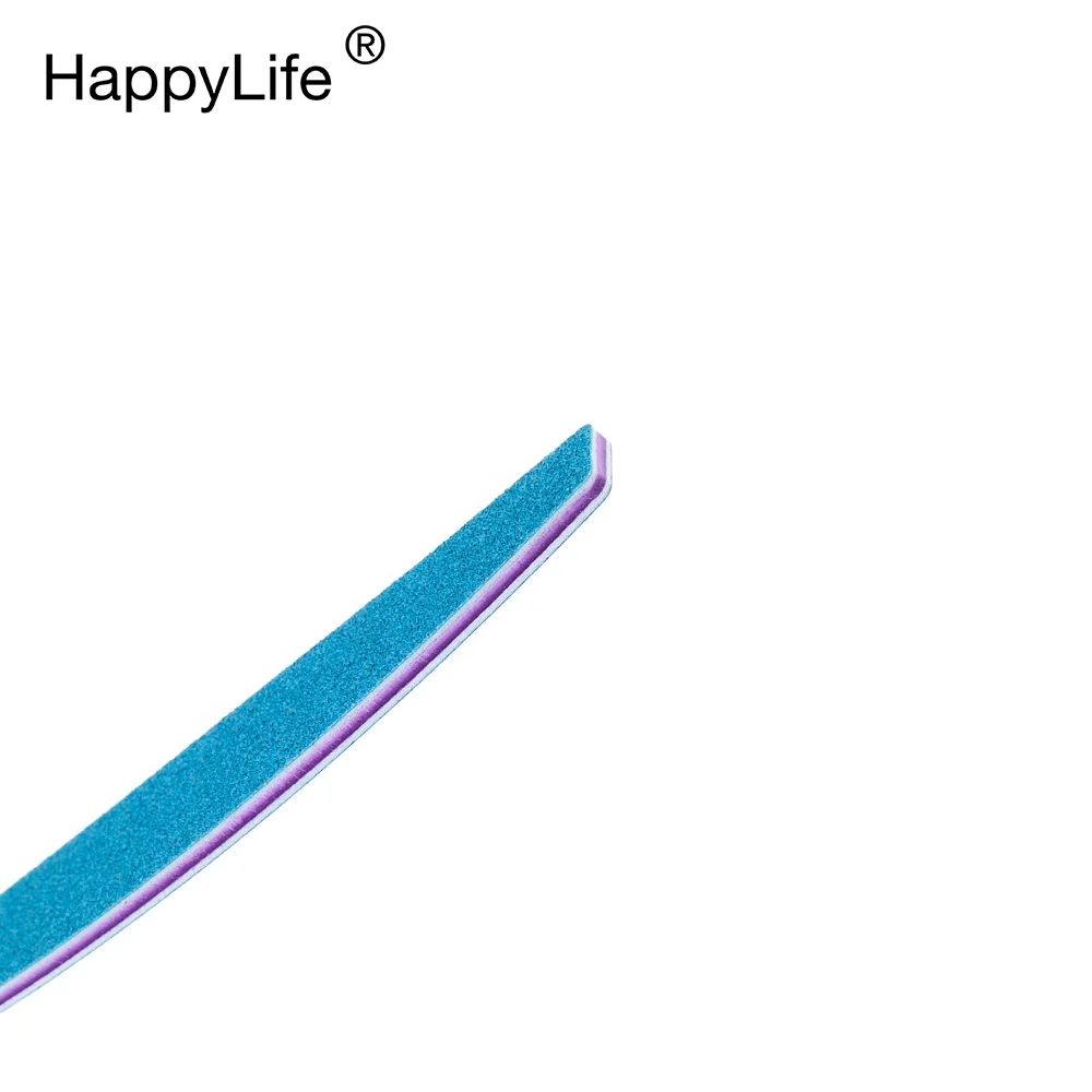 High Quality Disposable Lima Zebra Washable Grit 180 100 Emery Boards Sandpaper Nail Tools Custom Print Nail File