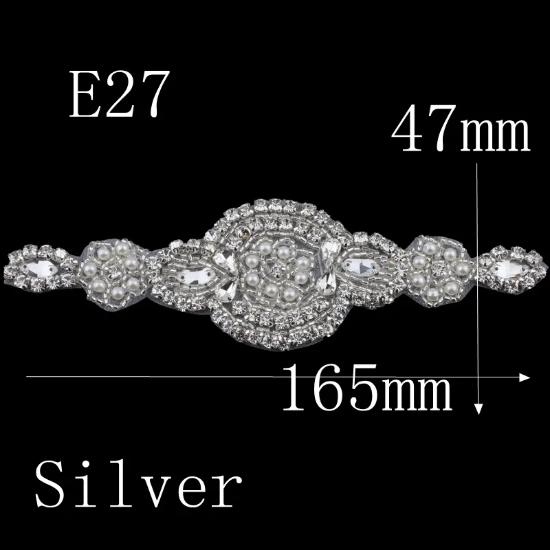 European And American Fashion Rhinestone Crystal Applique Bridal Dress Decoration And Belt Other Clothing Accessories