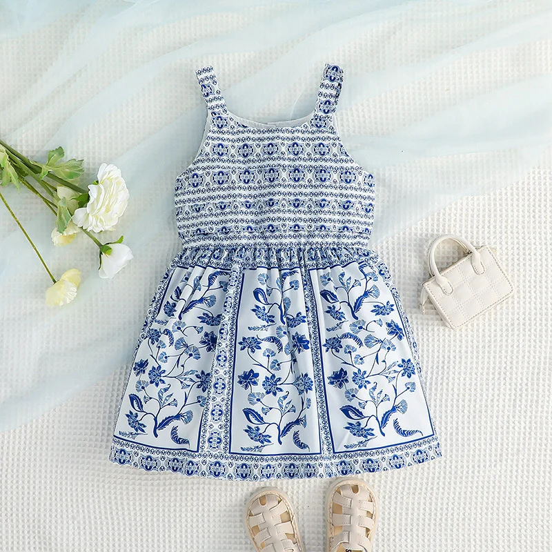 New Arrival Latest Design Baby Girl Dress wholesale children cartoon for baby garment kids dresses for girls