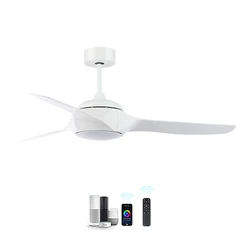 Remote Control DC Motor 220-240V Cheap Price Energy Save Led Ceiling Fan With LED Light Brightness