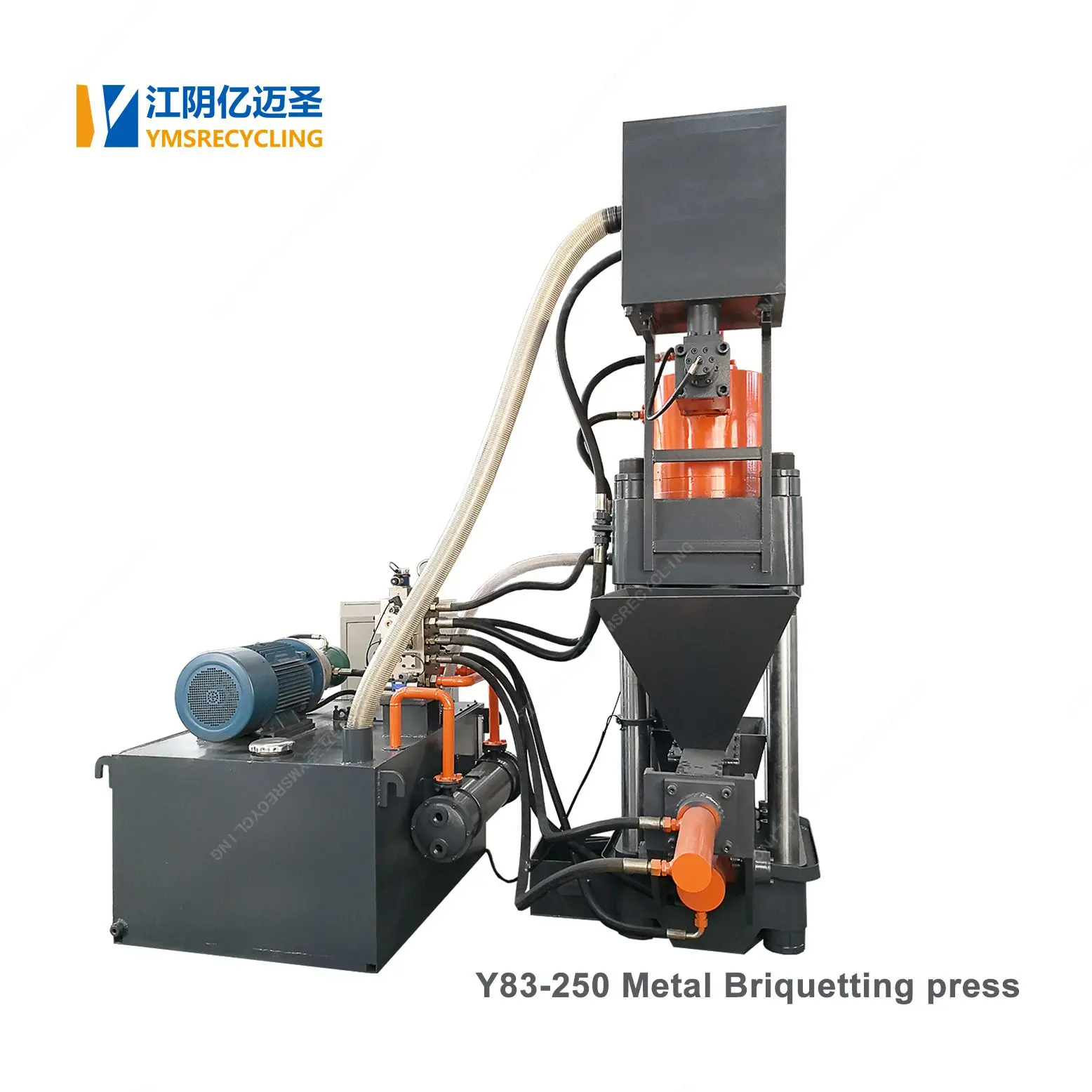 Automatic Metal Chips Briquetting Press  Machine For Scrap Aluminium  Shaving