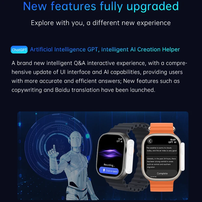 JS HELLO3+ 4G ROM GPT Smart Watch 2023 2.1Inch Amoled  NFC IP67 reloj inteligente High quality sport smart watches for men women