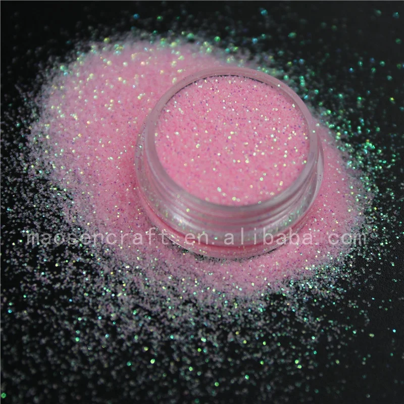 Eco-firendly Factory customized  colorful Resistant Solvent Iridescent Glitter powder for craft
