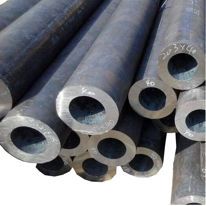 ASTM A53 round section black seamless carbon steel pipes/tubes