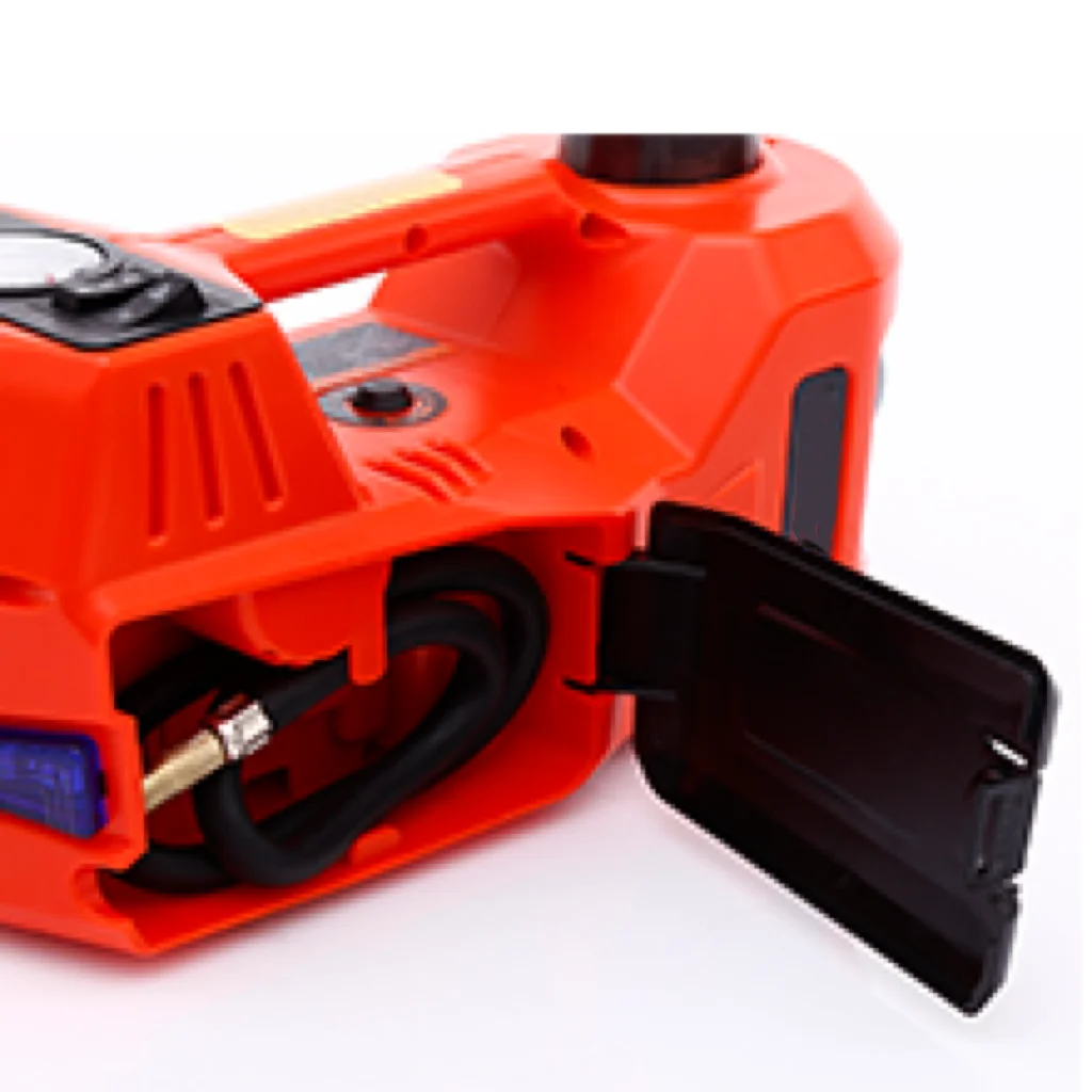 High Quality CE ISO 3Tons 12V Portable Long Stroke Durable Electric Car Hydraulic Jack With Impact Wrench for Quick Replace Tire