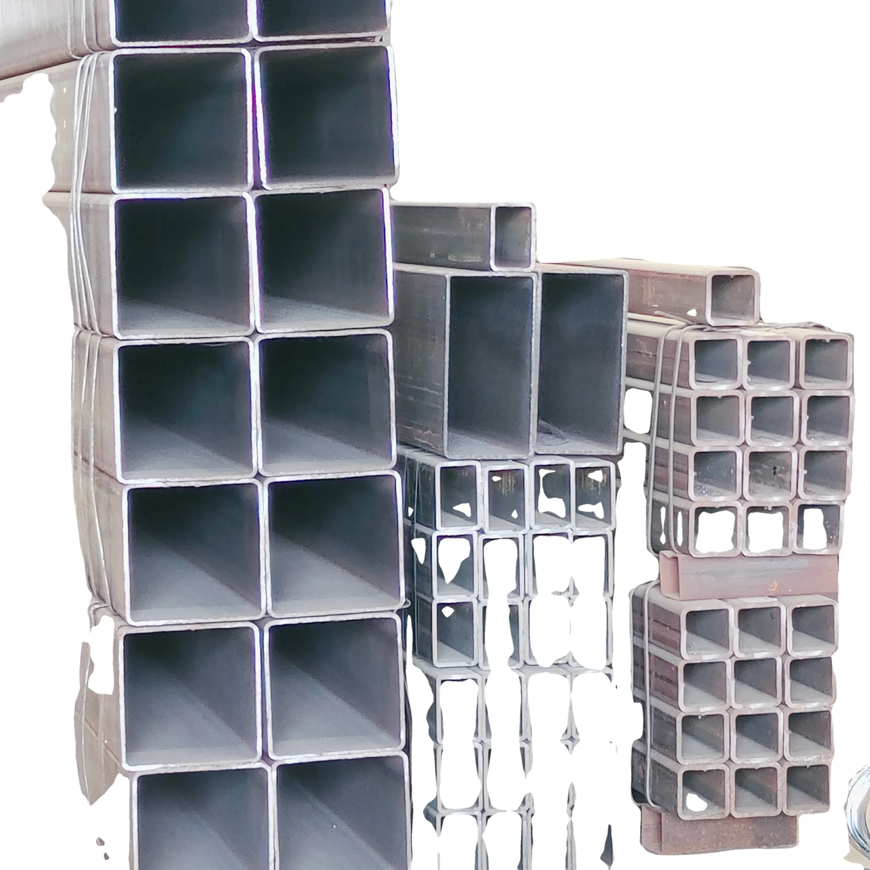 Low price high quality 40x40 galvanized rectangular steel pipe square structural steel tube square tube carbon
