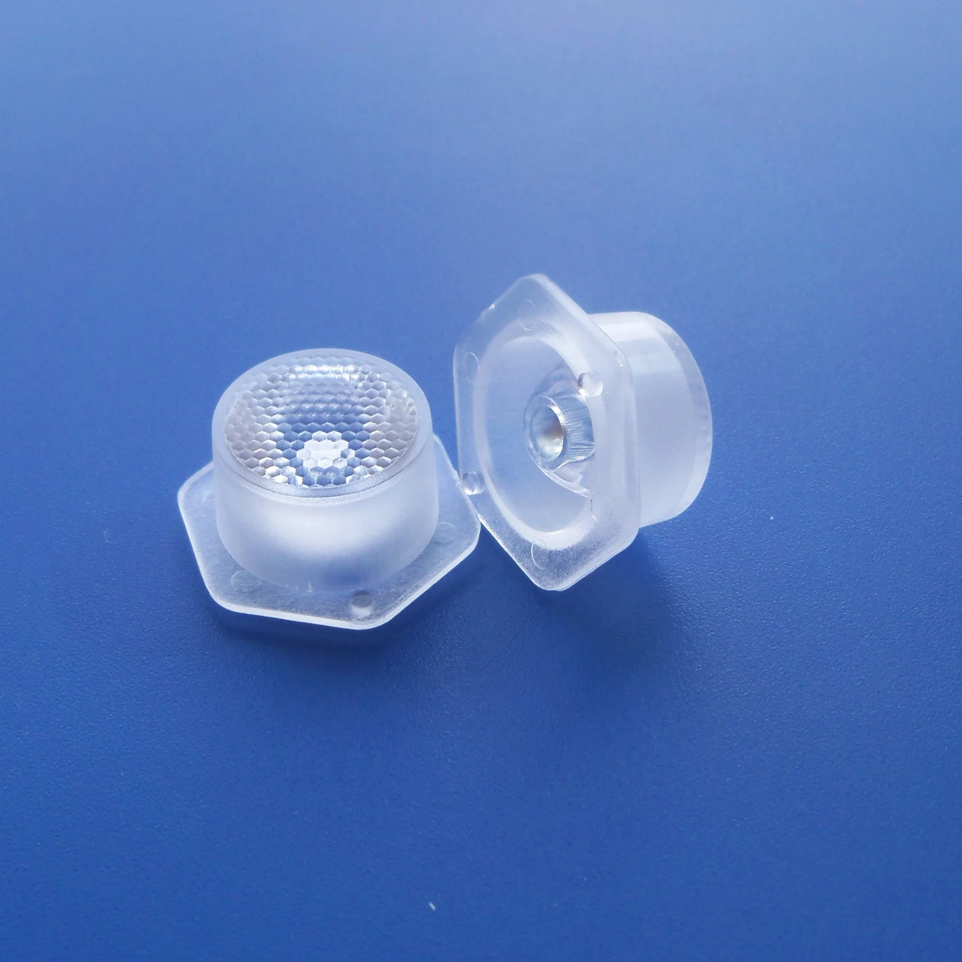 FINE 60degree 15mm waterproof led lens for  XPE OSLON Square 3535 3030 LEDs HX-C15HEX-60/60L/60M