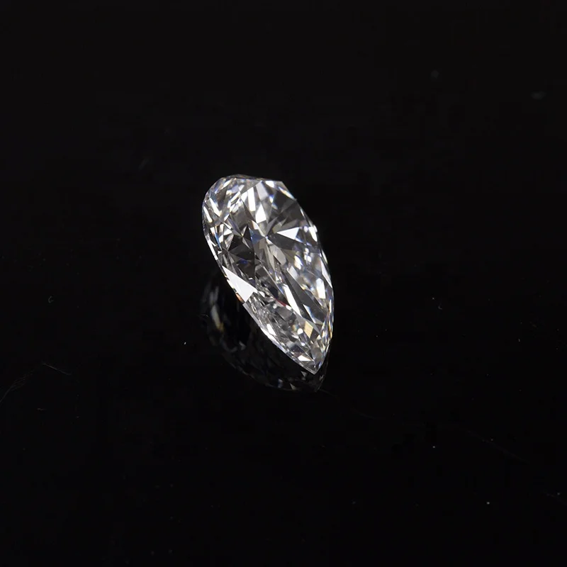 CRYSDIAM Pear Cut VS1 lab grown diamond jewelry synthetic diamond cvd diamond price